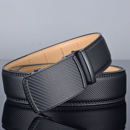 Men's Two-layer Cowhide Comfort Click Belt