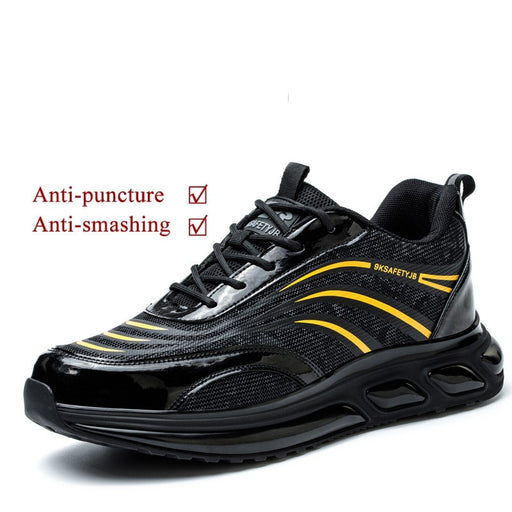 Super Fiber Leather Labor Protection Shoes With Anti Smashing Function