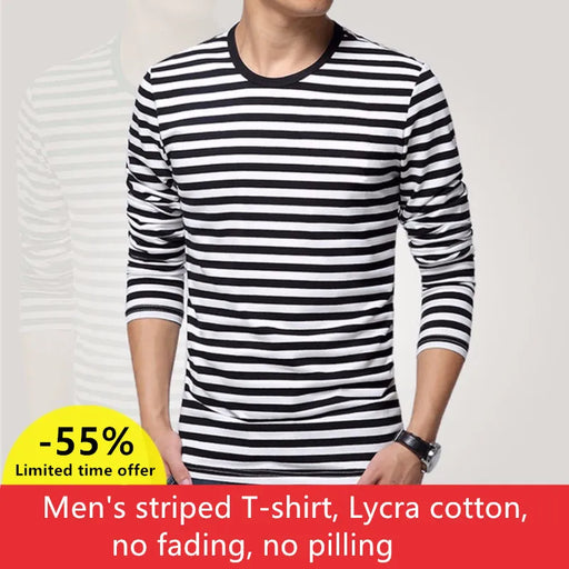 Navy style long-sleeve shirt men T-shirt o-neck stripe t shirt men shirt navy vintage basic 95% cotton shirt