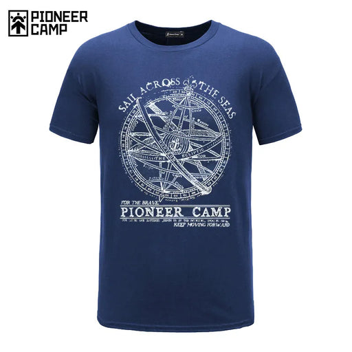Pioneer Camp 2020 short sleeve t shirt men fashion brand design 100% cotton T-shirt male quality print tshirts o-neck 405038