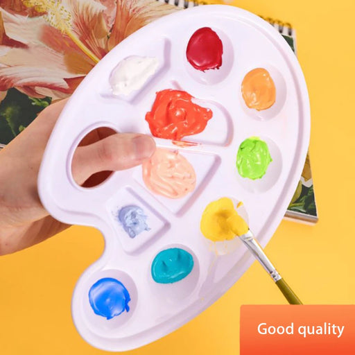 1Pcs Palette Art Alternatives Paint Tray Artist Watercolor Plastic School Supply Oil Painting Clothing White Pigment 22.5*17CM