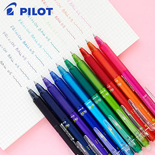 Pilot Large Capacity 0.5mm Magic Erasable Gel Pen with Multicolor Refills Set School Office Writing Supplies Japanese Stationery