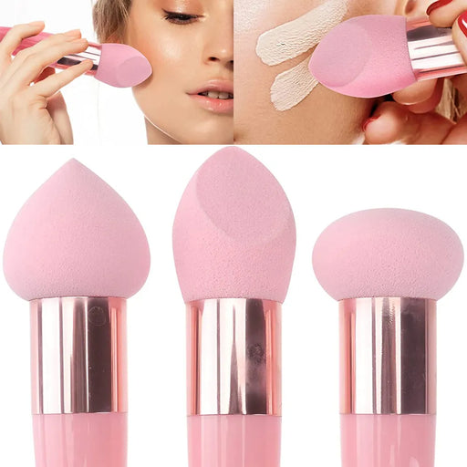3Pcs/Set Makeup Foundation Blending Cosmetic Puff Powder Women Face BB Cream Concealer Make Up Brush Applicator Beauty Tools