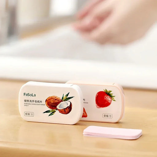 Portable Cleaning Soap Paper