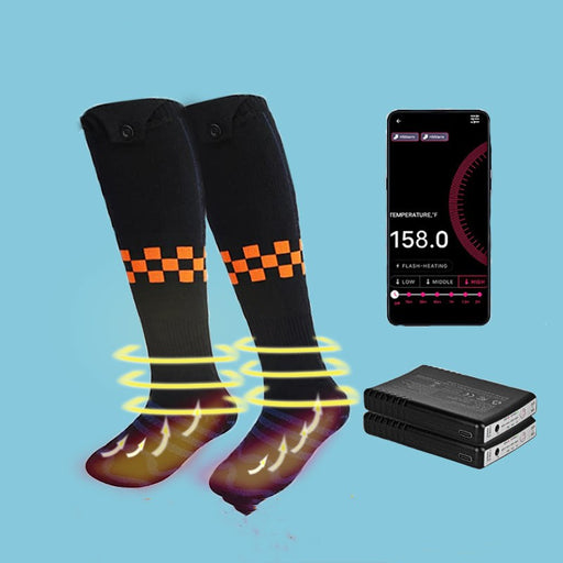 Intelligent Electric Heating App Temperature Control Socks