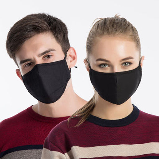 Cotton Pure Color Washable Dust-proof Warmth Mask