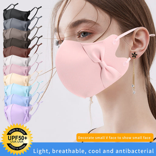 Ice Silk Mask ThinSpecial For Washable To Adjust The Cooling Feeling