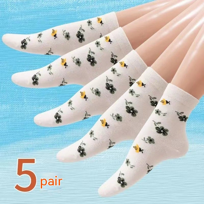 Men's And Women's Fashion Middle Warm Wear-resistant Sweat-absorbent Breathable Cotton Socks