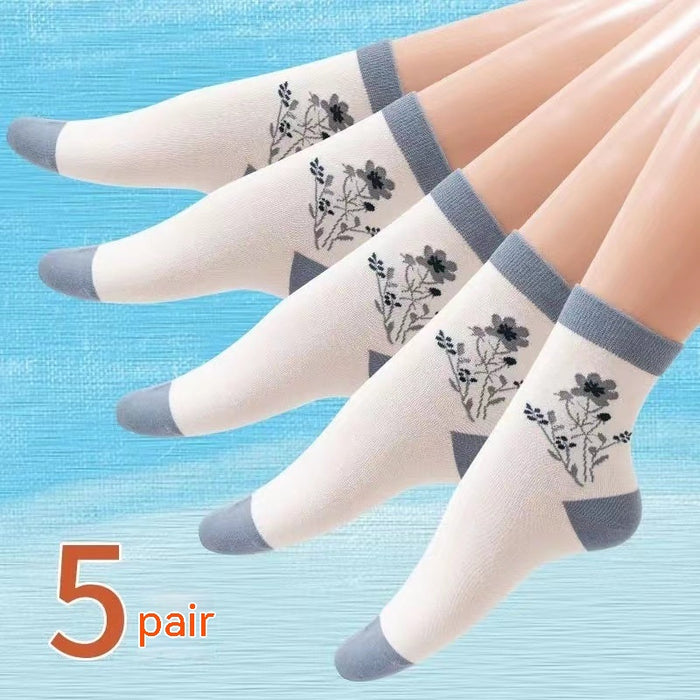 Men's And Women's Fashion Middle Warm Wear-resistant Sweat-absorbent Breathable Cotton Socks