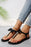 Black Cute Bowknot Pearl Embellished T Strap Sandals