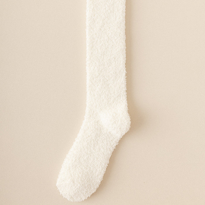 Lint-free Coral Fleece Socks Warm