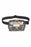 Black Adjustable Straps Zipper Clear Waist Bag