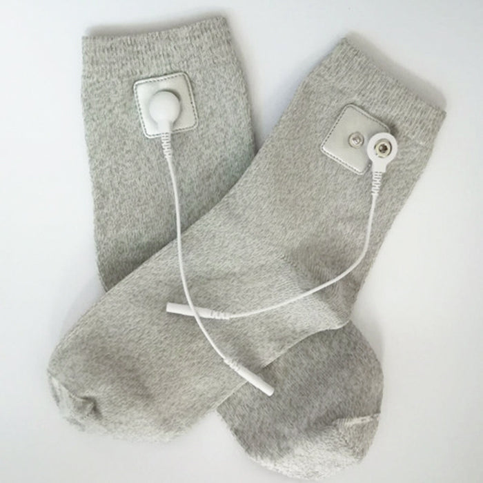 Silver Fiber Physiotherapy Socks DDS Conductive Pulse Silver Wire Electrotherapy