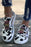 Multicolor Casual Spots Serape Sneakers