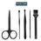 16pcs set Nail Clipper Cutter Trimmer Ear Pick Grooming Kit Manicure Set Pedicure Toe Nail Art Tools Set Kits with Bag