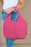 Rose Textured Pleated Bubble Shoulder Bag