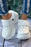 White Plush Lining Winter Hollowed Thick Sole Clogs