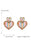 Multicolor Valentine Sequin Hearts Drop Earrings