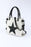 Beige Casual Star Pattern Canvas Tote Bag