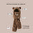 Cute Bear Hat Scarf Integrated Women's Autumn And Winter Plush Thickened Hat Scarf Integrated Three-piece Suit