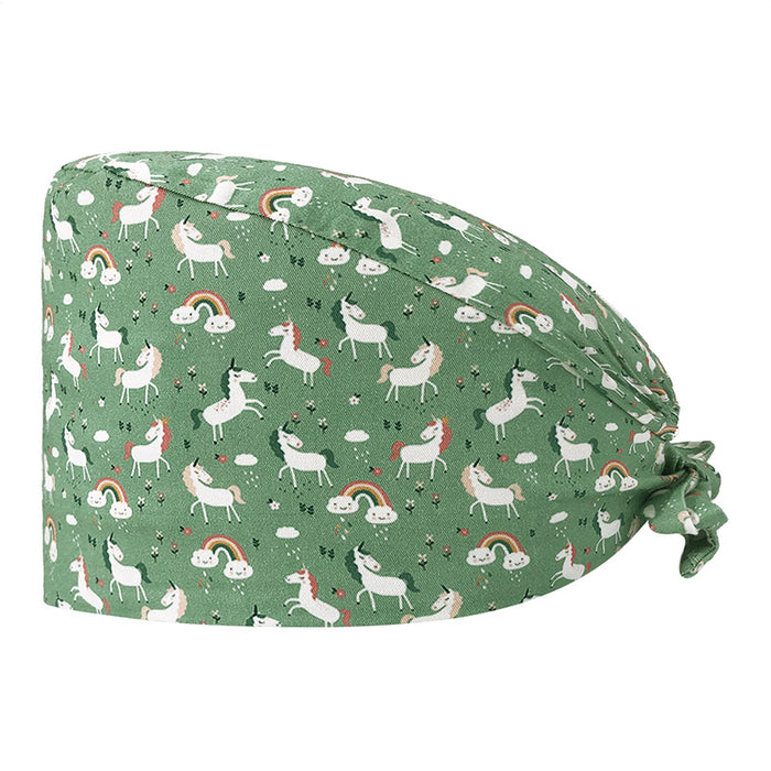 Cute Printed Cotton Nurse Hat