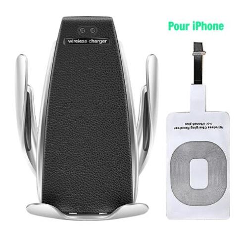 Car Wireless Charger 10W Induction Car Fast Wireless Charging With Car Phone Holder S5