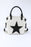 Beige Casual Star Pattern Canvas Tote Bag