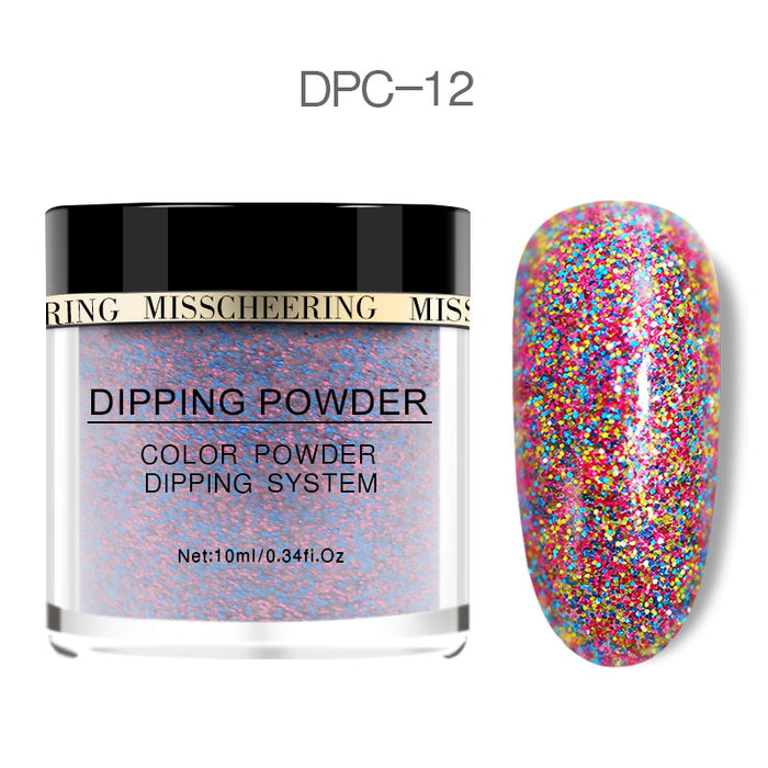 Laser glitter nail powder