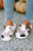 White Cartoon Animal Animal Plush Slippers