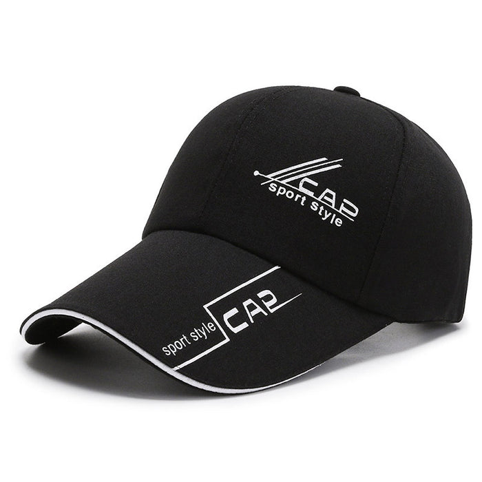 Casual Sunshade Letter Curved Brim Hat