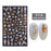 New Nail Stickers 3D Christmas Series Two-color Golden Laser Snowflake Thin Stickers Nail Art Design Nail Art Stickers