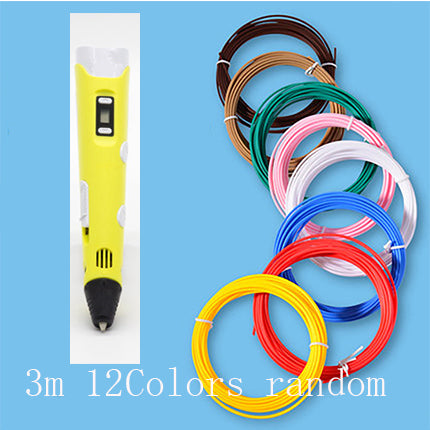 3D print pen 3D pen two generation graffiti 3D stereoscopic paintbrush children puzzle painting toys