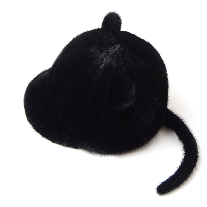 Women's Warm Mink Skin Hat