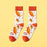 Men's Mid-calf Length Autumn And Winter New Casual Cartoon AB Foot Socks