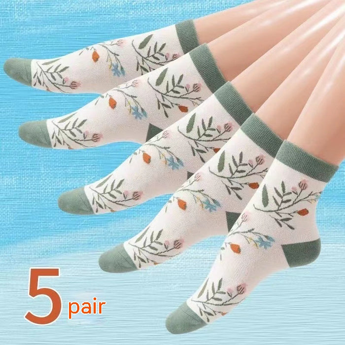 Men's And Women's Fashion Middle Warm Wear-resistant Sweat-absorbent Breathable Cotton Socks