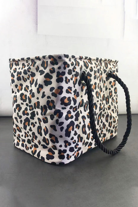 Leopard Waterproof Canvas Toiletry Bag