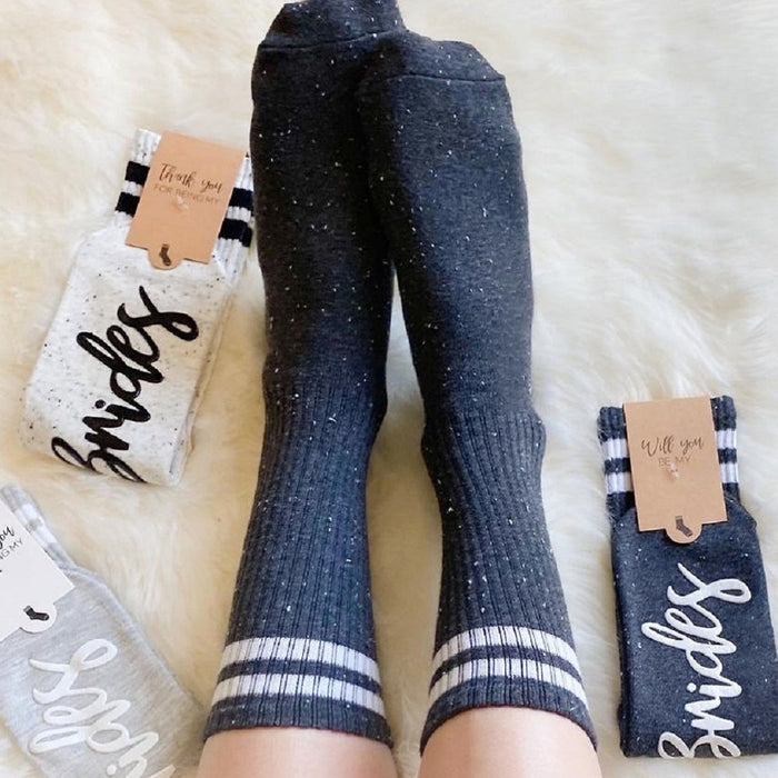 Fashionable And Minimalist English Letter Socks