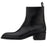 Leather Pointed Toe Zipper High Street Martin Boots