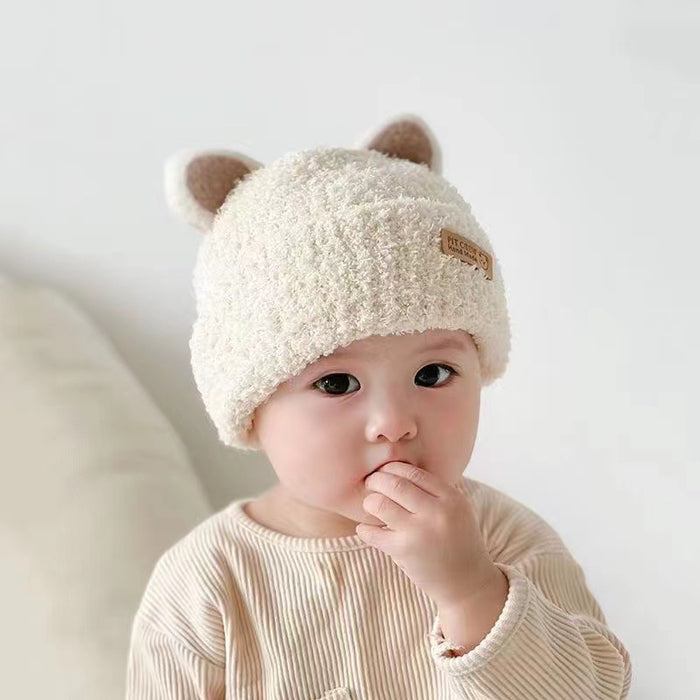 Cartoon Knitted Plush Children's Hat