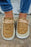 Chestnut Pattern Patchwork Slip-on Shoes