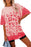 Pink Leopard Bleached Boyfriend Tunic T Shirt