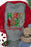 Gray Merry Christmas Tree Print Crew Neck Graphic Tee