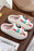 White Christmas LOVE Letter Graphic Fuzzy Slipper