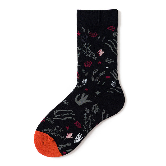 French Design Men And Women Skateboarding Mid-calf Socks