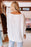 Black Plain Batwing Sleeve Business Casual Blouse for Women