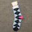 New Mid-High Tube Cute Polka Dot Love INS Four Seasons Tube Socks