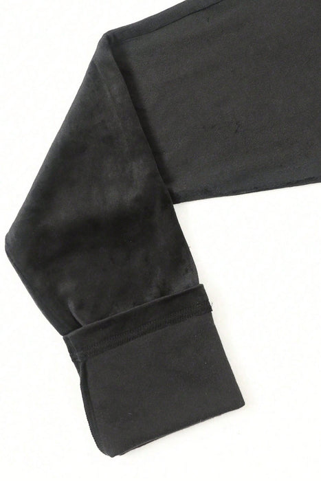 Black High Waist Thermal Lined Leggings