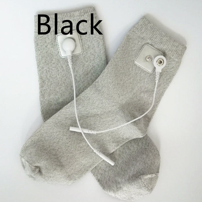 Silver Fiber Physiotherapy Socks DDS Conductive Pulse Silver Wire Electrotherapy