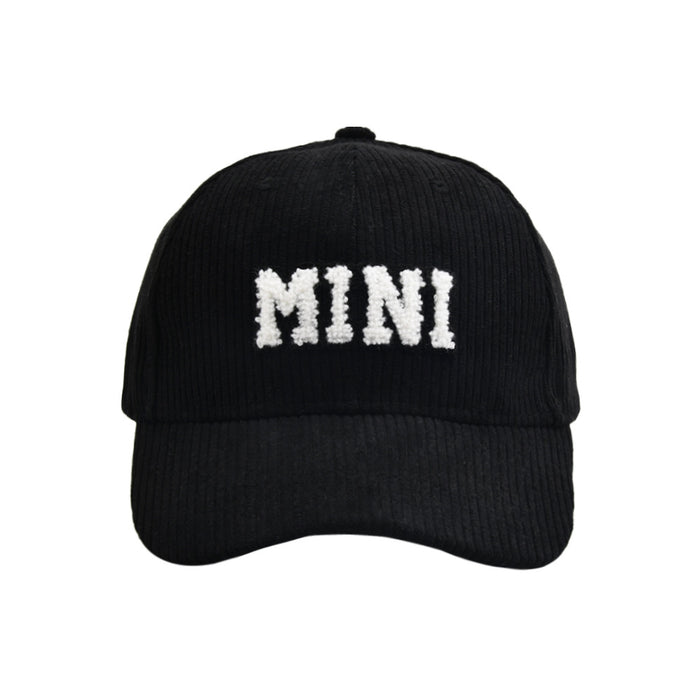 Letter MAMA Embroidered Corduroy Baseball Cap Cap Female Parent-child Style