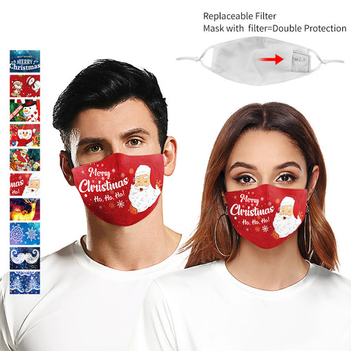 Christmas Starry Sky Digital Printing Dust Mask